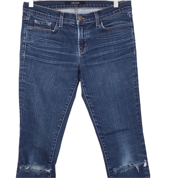 J Brand Daphne Skinny Leg Distressed Jeans - Picture 3 of 9